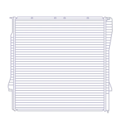 Radiador wire drawing